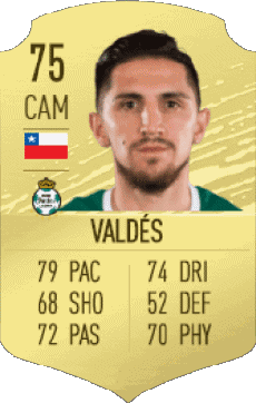 Multi Média Jeux Vidéo F I F A - Joueurs Cartes Chili Diego Valdés 