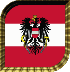Bandiere Europa Austria Quadrato 