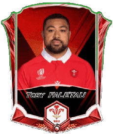 Sport Rugby - Spieler Wales Team 2025 Toby FALETAU 