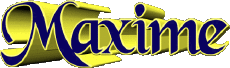 Prénoms MASCULIN - France M Maxime 