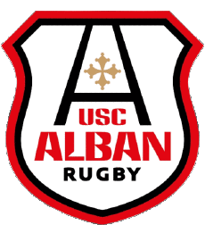 Sports Rugby Club France Logo Dept 81 US Canton d'Alban 