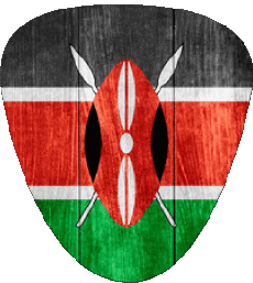 Fahnen Afrika Kenia Form 01 