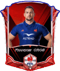 Sport Rugby - Spieler Frankreich Team 2025 François CROS 