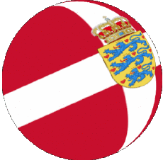Bandiere Europa Danimarca Sfera - Cubo 