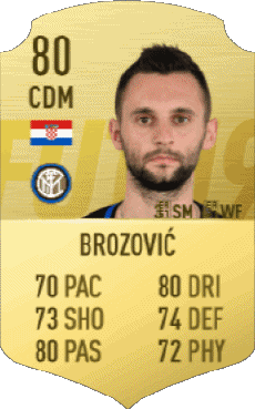 Multi Media Video Games F I F A - Card Players Croatia Marcelo Brozovic 