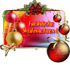 Mensajes Alemán Fröhliche  Weihnachten Série 08 
