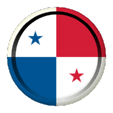 Drapeaux Amériques Panama Rond - Anneaux 