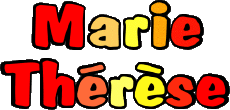 First Names FEMININE - France M Composed Marie Thérèse 