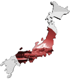 Drapeaux Asie Japon Carte 
