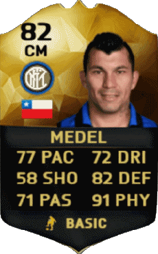 Multimedia Vídeo Juegos F I F A - Jugadores  cartas Chile Gary Medel 
