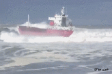 Humor -  Fun Transport Boats Big waves 