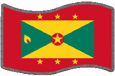 Banderas América Islas granada Rectángulo 