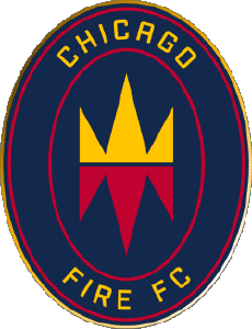 Sports Soccer Club America Logo U.S.A - M L S Chicago Fire FC 
