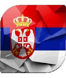 Banderas Europa Serbia Plaza 