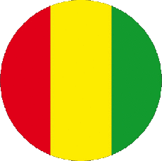 Bandiere Africa Guinea Tondo 