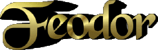 Vorname Mann - Deutschland F Feodor 
