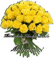 Mensajes Alemán Herzlichen Glückwunsch zum Muttertag 019 