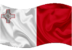 Bandiere Europa Malta Rettangolo 