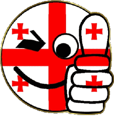 Bandiere Asia Georgia Faccina - OK 