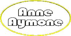 Nombre FEMENINO - Francia A Compuesto Anne Aymone 