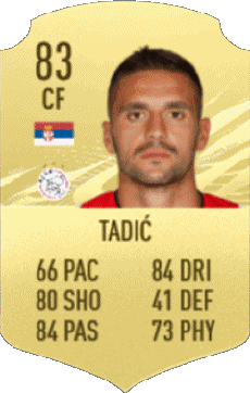 Multi Média Jeux Vidéo F I F A - Joueurs Cartes Serbie Dusan Tadic 