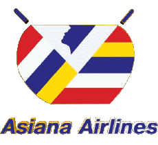 Transports Avions - Compagnie Aérienne Asie Corée du sud Asiana Airlines 