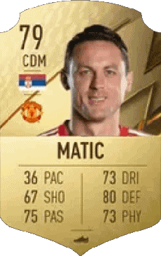 Multi Média Jeux Vidéo F I F A - Joueurs Cartes Serbie Nemanja Matic 