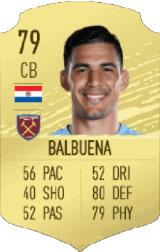 Multi Media Video Games F I F A - Card Players Paraguay Fabián Balbuena 