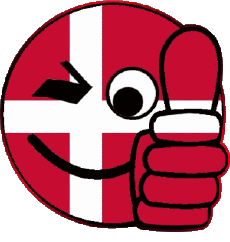 Flags Europe Denmark Smiley-01 