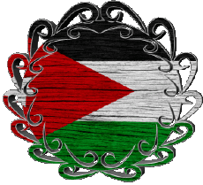 Fahnen Asien Jordan Form 01 