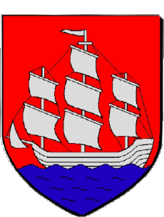 Wappen-Fahnen Frankreich Abteilungen - Städte 33 PAUILLAC 