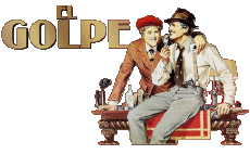 Multimedia Películas Internacional El Golpe Logotipo Español 