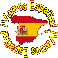 Messagi - Smiley Spagnolo Vamos España Bandera 