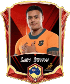 Sportivo Rugby - Giocatori Australia Squadra 2025 Len Ikitau 