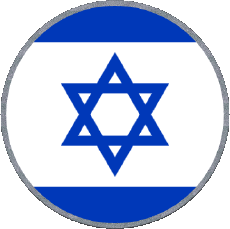 Bandiere Asia Israele Tondo 