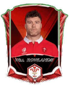 Sports Rugby - Joueurs Pays de Galles Equipe 2025 Will ROWLANDS 