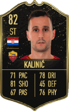 Multimedia Videospiele F I F A - Karten Spieler Kroatien Nikola Kalinic 