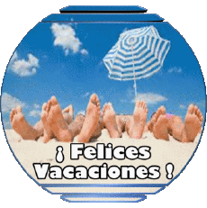 Prénoms - Messages Messages - Espagnol Felices Vacaciones 02 