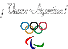 Messagi Spagnolo Vamos Argentina Juegos Olímpicos 