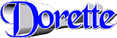 Prénoms FEMININ - Allemagne D Dorette 