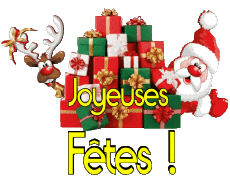 Mensajes Francés Joyeuses Fêtes (Noël) Serie 05 
