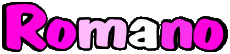 Nome MASCHIO -  Italia R Romano 