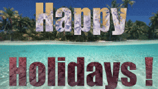 Messages English Happy Holidays Animated Background 001 