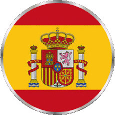 Bandiere Europa Spagna Tondo 
