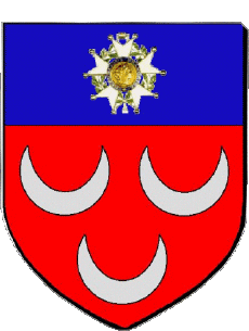 Blasone-Bandiere Francia Dipartimenti - Città 28 CHATEAUDUN Blasone