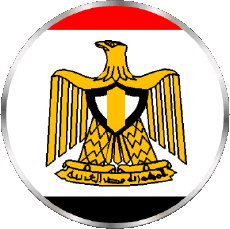 Flags Africa Egypt Round 