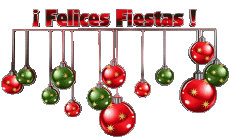 Prénoms - Messages Messages - Espagnol Felices Fiestas Serie 08 