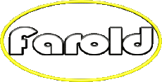 First Names MASCULINE -  UK - USA - IRL - AUS - NZ F Farold 