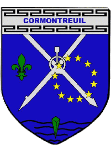 Drapeaux France Départements - Villes 51 CORMONTREUIL 
