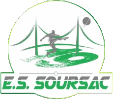 Sports FootBall Club France Logo Nouvelle-Aquitaine 19 - Corrèze E.S Soursac 